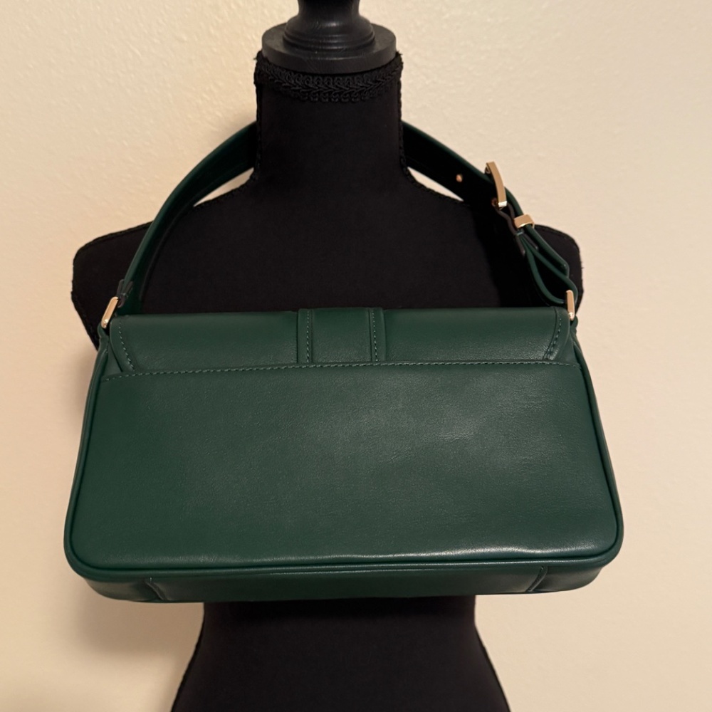 Michael Kors Colby Medium Shoulder Bag in Bosco (Green) - Picture 3 of 11
